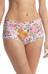 Hanky Panky Floral High Waist Briefs In Pressed Boquet Print