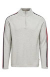 Swims Andorra Quarter Zip Sweater In Heather Grey