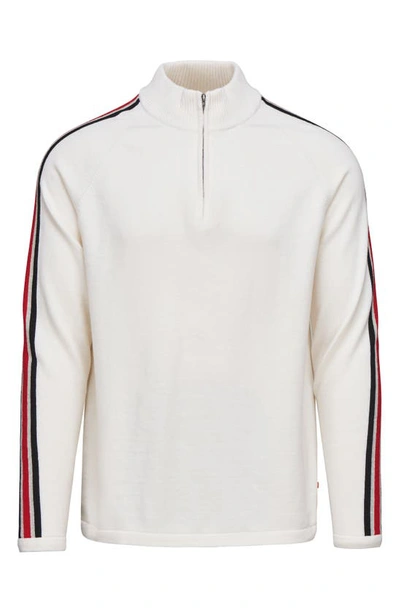 Swims Andorra Quarter Zip Sweater In White