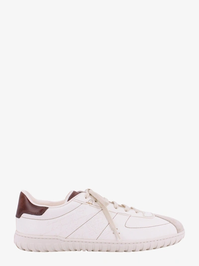 Berluti Scritto Sneakers Shoes In White