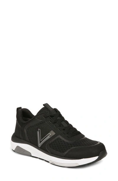 Vionic Strider Tech Walking Shoe In Black/ Charcoal