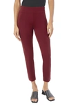 Jones New York Compression Pull-on Wide Leg Pant In Red