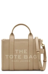 Marc Jacobs The Leather Small Tote Bag In Camel