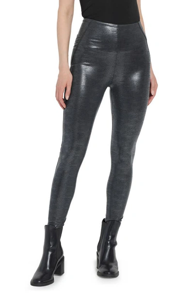 Lyssé Matilda Foil Leggings In Nt Snake
