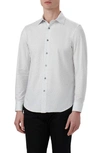 Bugatchi James Ooohcotton® Bird Print Button-up Shirt In Chalk