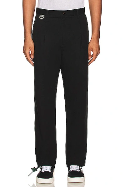 Double Rainbouu Paradise Trouser In Contrast Black