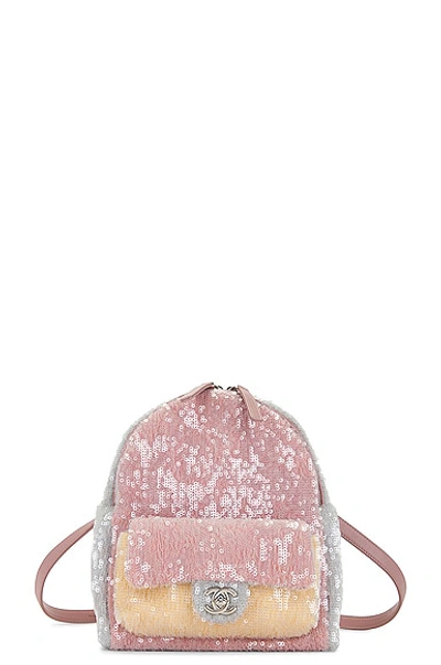 chanel canvas purse backpack