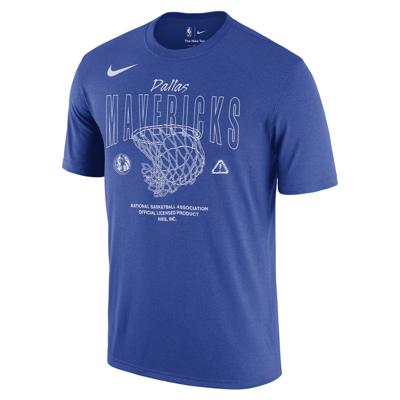 Nike Kids' Dallas Mavericks Courtside Max90  Men's Nba T-shirt In Blue