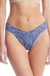 Hanky Panky Printed Signature Lace Low Rise Sea You In Sea You (fish)