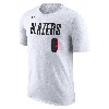 Nike Portland Trail Blazers  Men's Nba T-shirt In White