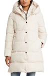 Sam Edelman Hooded Puffer Coat In Ivory