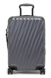 Tumi Men's 19 Degree International Expandable 4-wheel Carry-on Suitcase In Grey Texture