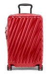 Tumi 22-inch 19 Degrees International Expandable Spinner Carry-on In Red