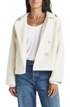 SPLENDID JOURDAN HOODED CROP KNIT PEACOAT