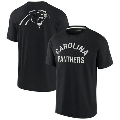 Fanatics Signature Unisex  Black Carolina Trouserhers Super Soft Short Sleeve T-shirt