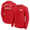 FANATICS SIGNATURE UNISEX FANATICS SIGNATURE RED KANSAS CITY CHIEFS ELEMENTS SUPER SOFT LONG SLEEVE T-SHIRT