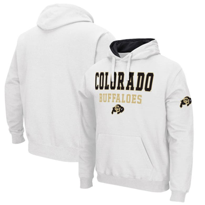 Colosseum White Colorado Buffaloes Sunrise Pullover Hoodie