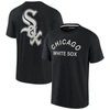 Fanatics Signature Men's And Women's  Black Chicago White Sox Super Soft Short Sleeve T-shirt In Black