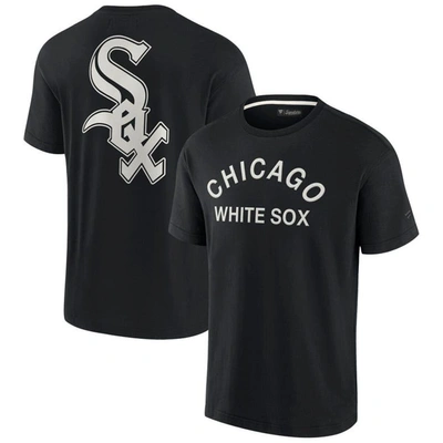 Fanatics Signature Unisex  Black Chicago White Sox Super Soft Short Sleeve T-shirt