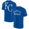 Fanatics Signature Unisex  Royal Kansas City Royals Super Soft Short Sleeve T-shirt In Royal