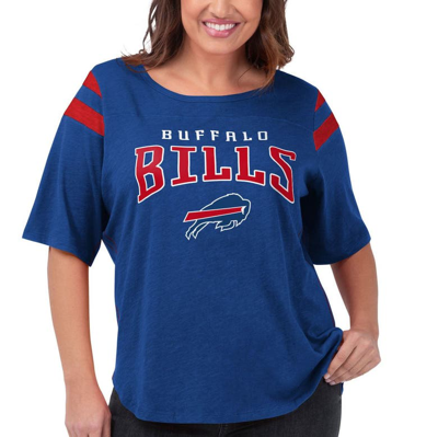G-iii 4her By Carl Banks Royal Buffalo Bills Plus Size Linebacker T-shirt