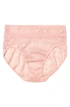 Hanky Panky Gem Lace French Brief In Pink