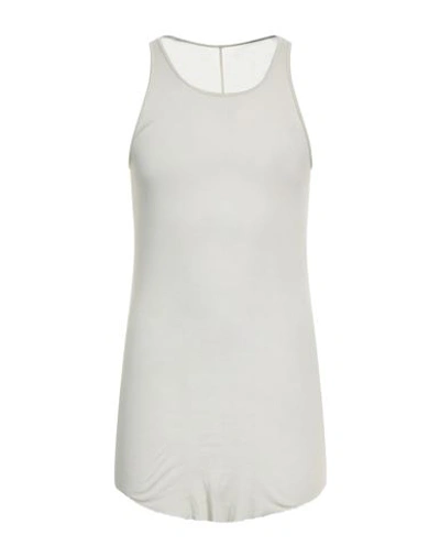 Rick Owens Man Tank Top Light Grey Size S Cotton