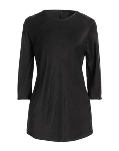 Manila Grace Woman Blouse Black Size 6 Silk In Black