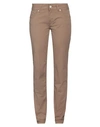 Jacob Cohёn Woman Pants Light Brown Size 30 Pima Cotton, Lycra In Beige