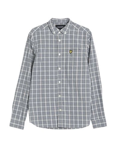 Lyle & Scott Man Shirt Grey Size Xs Cotton
