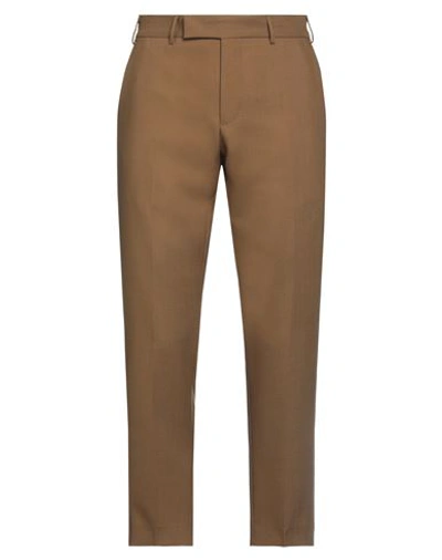 PT TORINO PT TORINO MAN PANTS CAMEL SIZE 38 VIRGIN WOOL, MOHAIR WOOL