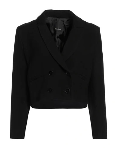 Pinko Woman Suit Jacket Black Size 6 Viscose