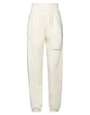 Hinnominate Woman Pants Cream Size S Cotton In White