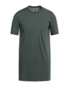 Rick Owens Man T-shirt Dark Green Size S Cotton