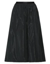 Jucca Woman Midi Skirt Black Size 6 Polyester
