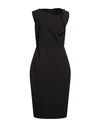 Access Fashion Woman Midi Dress Black Size Xxxl Polyacrylic, Elastane