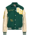 02settantacinque Man Jacket Green Size M Wool In Green