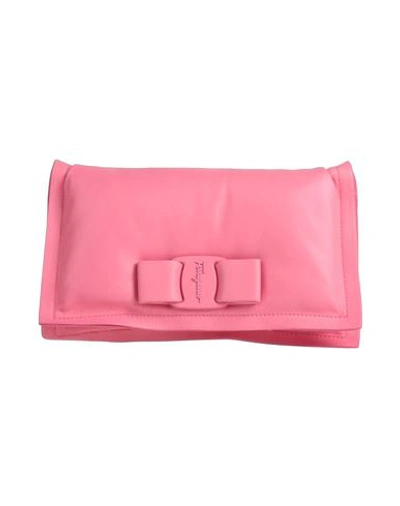 Ferragamo Woman Handbag Pink Size - Calfskin