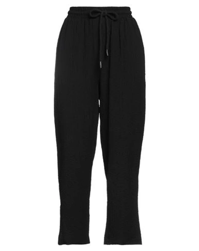 Nu Woman Pants Black Size 1 Lyocell, Polyester, Viscose, Elastane