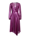 Patrizia Pepe Sera Woman Midi Dress Garnet Size 8 Polyester In Red