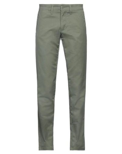 Carhartt Man Pants Military Green Size 28w-32l Cotton, Elastomultiester, Polyester