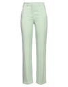 Hebe Studio Woman Pants Light Green Size 0 Wool In Green