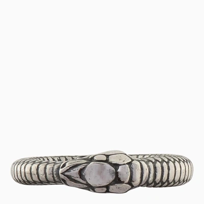 Nove25 Serpente Uroboro Ring In Metal