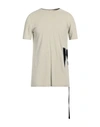 Rick Owens Drkshdw Drkshdw By Rick Owens Man T-shirt Beige Size S Cotton