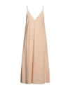 Alessia Santi Woman Midi Dress Blush Size 6 Cotton In Pink