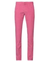 Dondup Man Pants Magenta Size 28 Cotton, Elastane