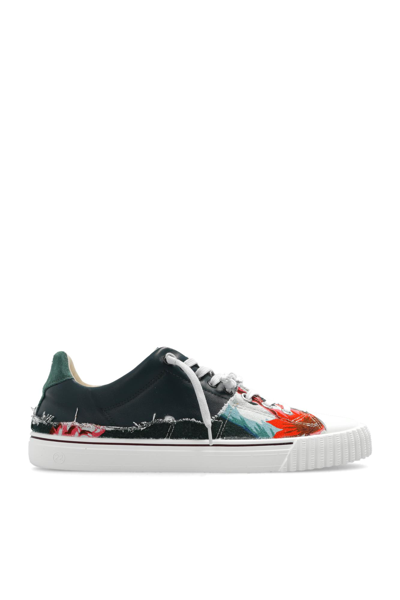 Maison Margiela Panelled Lace-up Sneakers In H9968 Variant 2