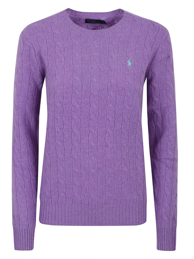 Polo Ralph Lauren Julianna Long Sleeve Pullover In Paloma Purple