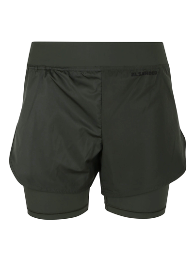 Jil Sander Trousers In Thyme Green