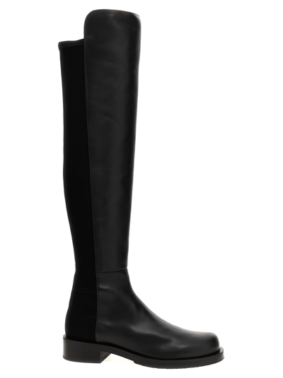 Stuart Weitzman 5050 Bold 35mm Leather Boot In Black